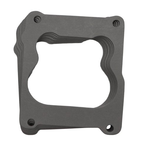 SCE Carburetor Base Gaskets 3584 Mounting Gaskets, Composite, 4-Barrel, Holley Spread Bore, Open Center, Set of 10