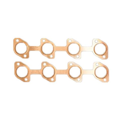 SCE Pro Copper Embossed Exhaust Gaskets 4046 Gaskets, Header, Copper, Ford, Modular V8, Pair