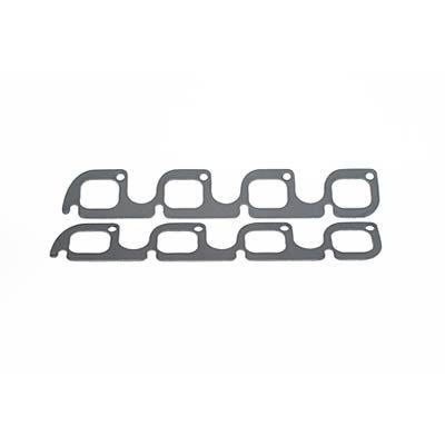 SCE AccuSeal Pro Exhaust Gaskets 252181 Header and Manifold Gaskets, Pro, Graphite/Steel, Square Port, for Ford SVO M6049 C3 Heads, Ford, 302/351W, Pair