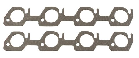 SCE AccuSeal Pro Exhaust Gaskets 236184 Header and Manifold Gaskets, Pro, Graphite/Steel, Round Port, Ford, Small Block Windsor, 351C, Pair
