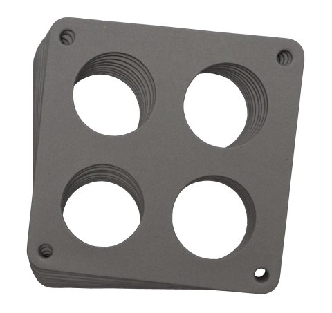 SCE Carburetor Base Gaskets 3582 Mounting Gasket, Cellulose/Nitrile Composite, Dominator, 4-Hole Center, .058 in. Thick, Set of 10
