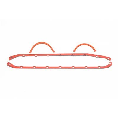 SCE AccuSeal Pro Oil Pan Gaskets 211097-10 Gasket, SBC, Bowtie, Donovan Block, Accuseal Pro, Set of 10