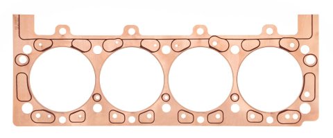 SCE ICS Titan Copper Head Gaskets S546243L Gaskets, Copper, 4.630 in. Bore, 0.043 in. Compressed Thickness, Left Side, Fits C460 SVO Block and Early Design Pro Stock Heads, Each