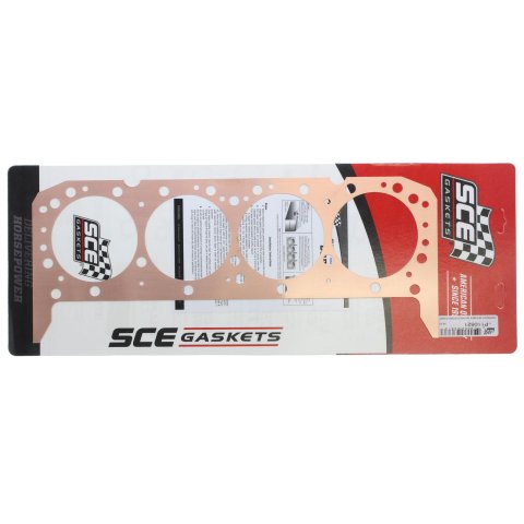 SCE Pro Copper Head Gaskets P110621 Gasket, Copper, 4.060 in. Bore, 0.021 in. Thickness, Chevy, Small Block, Each