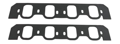 SCE AccuSeal E Intake Gaskets 152104 Manifold Gaskets, E, Compressed Fiber Laminate, Rectangular Port, Designed To Fit 351C 4-valve Cylinder Heads, Ford, 351C, Set