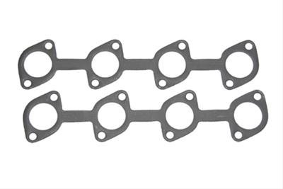 SCE AccuSeal Pro Exhaust Gaskets 246180 Header and Manifold Gaskets, Pro, Graphite/Steel, Round Port, Fits SOHC 2-valve Engine, Ford, 4.6L, 5.4L, Pair