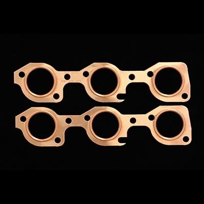 SCE Pro Copper Embossed Exhaust Gaskets 4272 Header and Manifold Gaskets, Embossed, Oval Port, Buick, 3.8L, 4.1L, Pair