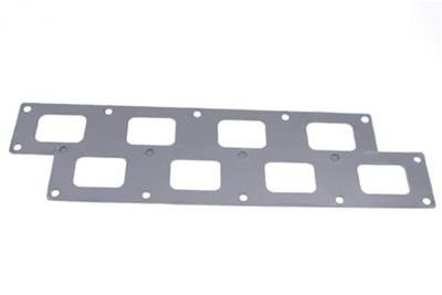 SCE AccuSeal Pro Exhaust Gaskets 283081 Header and Manifold Gaskets, Pro, Graphite/Steel, Rectangular Port, Arias, Fontana, and MBR, V8, Pair