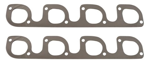 SCE AccuSeal E Exhaust Gaskets 174080 Header and Manifold Gaskets, E, Graphite/Kevlar®, Round Port, for DRCE Cylinder Heads, V8, Pair