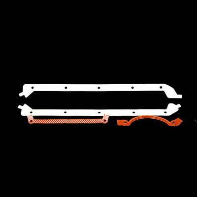 SCE AccuSeal E Oil Pan Gaskets 113092 Gasket, E, 1-Piece, Nitrile, Butadiene, Chevy, V8, Set