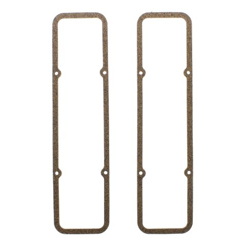 SCE AccuSeal E Valve Cover Gaskets 111076 Gaskets, E, Cork, Chevy, Small Block, Pair