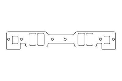 SCE AccuSeal E Intake Gaskets 111123 Gaskets, Intake, E, Fiber Laminate, 2.231 in. x 1.265 in. Port, .062 in. Thick, Chevy, Small Block