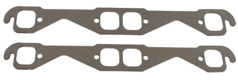 SCE AccuSeal Pro Exhaust Gaskets 211280 Gaskets, Pro, Graphite/Steel, RHS/Pro Topline 223-400, Chevrolet, Small Block, Pair