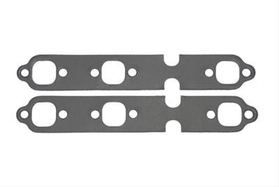 SCE AccuSeal Pro Exhaust Gaskets 217080 Header and Manifold Gaskets, Pro, Graphite/Steel, Round Port, Chevrolet, 4.3L V6, Pair