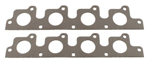 SCE AccuSeal E Exhaust Gaskets 123082 Header and Manifold Gaskets, E, Graphite/Kevlar®, Round Port, for Zetec DOHC Heads, Ford, 2.0L, Each