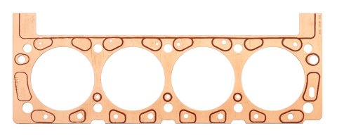 SCE Titan Copper Head Gaskets T354493L Gaskets, Copper, 4.440 in. Bore, 0.093 in. Compressed Thickness, O-ring of the Block or Heads Is Required, Left Side, Ford, 429, 460, Each