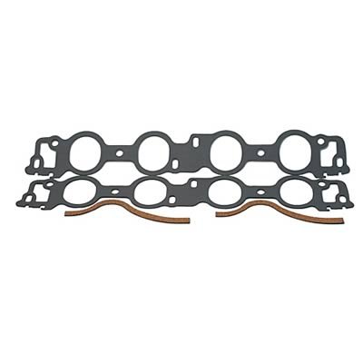 SCE AccuSeal E Intake Gaskets 135102 Manifold Gaskets, E, Compressed Fiber Laminate, Oval Port, Designed To Fit Cobra Jet Cylinder Heads, Ford, 429, 460, Set