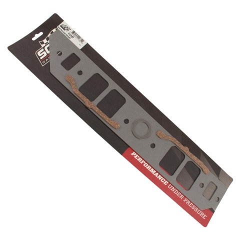SCE AccuSeal E Intake Gaskets 113107 Manifold Gaskets, E, Composite, Rectangular Port, Manifold End Seals, Chevrolet, Big Block, Pair