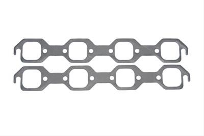SCE AccuSeal Pro Exhaust Gaskets 236186 Header and Manifold Gaskets, Pro, Graphite/Steel, Square Port, Ford, Small Block Windsor, Pair