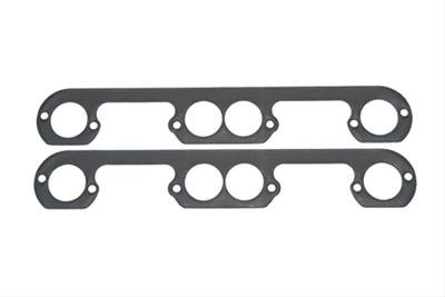 SCE AccuSeal Pro Exhaust Gaskets 269184 Header and Manifold Gaskets, Pro, Graphite/Steel, Round Port, Chrysler, Dodge, Plymouth, 5.9L, Pair