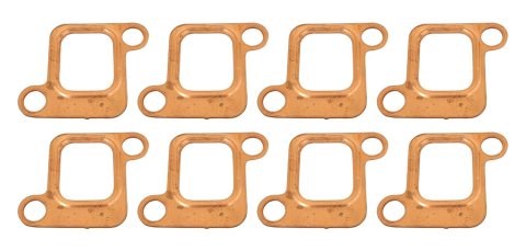 SCE Pro Copper Embossed Exhaust Gaskets 9436 Header and Manifold Gaskets, Embossed, Square Port, Pontiac, Pontiac V8, Pair