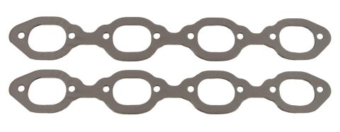 SCE AccuSeal Pro Exhaust Gaskets 237182 Header and Manifold Gaskets, Pro, Graphite/Steel, Oval Port, Fits Kaase Hemi Heads Only, Ford, 429 Boss, Pair