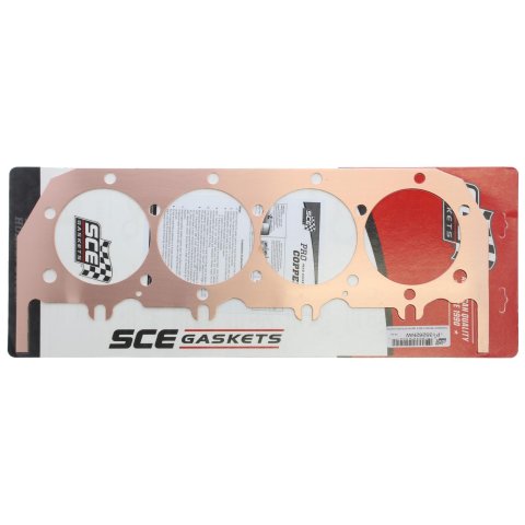 SCE Pro Copper Head Gaskets P135262NW Gaskets, Copper, 4.520 in. Bore, 0.062 in. Compressed Thickness, No Water Holes, Chevrolet, Big Block Mark IV, Each