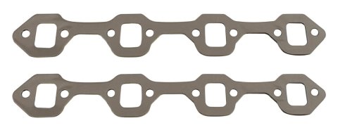 SCE AccuSeal E Exhaust Gaskets 136080 Gaskets, E, Graphite/Kevlar®, Stock Port, Ford, Small Block, Pair