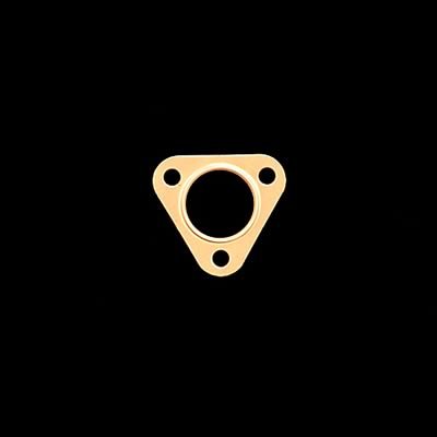 SCE Pro Copper Embossed Exhaust Gaskets 9408 Gaskets, Manifold to Muffler, Embossed, 1.620 in. Round Port, 3-Bolt, Each