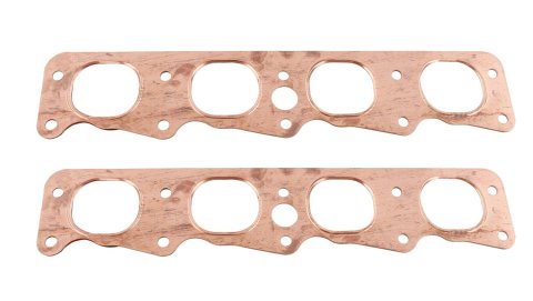 SCE Pro Copper Embossed Exhaust Gaskets 4168 Header and Manifold Gaskets, Embossed, Oval Port, Dodge, Plymouth, 426 Hemi, Pair
