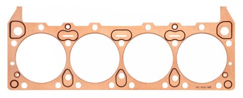 SCE ICS Titan Copper Head Gaskets S643893 Gaskets, Titan, Copper, 4.380 in. Bore, .093 in. Compressed Thickness, Chrysler, 383/400/413/426/440, Each