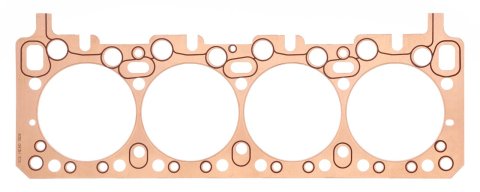 SCE Titan Copper Head Gaskets T663893 Gaskets, Copper, 4.380 in. Bore, 0.093 in. Compressed Thickness, Designed To Fit 426-528 Iron Block Street Hemi Cylinder Heads, Each