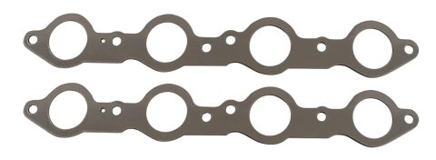 SCE AccuSeal E Exhaust Gaskets 119081 Gaskets, E, Graphite/Kevlar®, Round Port, Chevy, LS, Pair