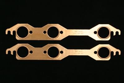 SCE Pro Copper Embossed Exhaust Gaskets 4017 Gaskets, Header, Copper, Stock Port, Chevy, 90 Degree V6, Pair