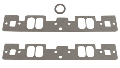 SCE AccuSeal E Intake Gaskets 111135 Manifold Gaskets, E, Composite, Oval Port, Chevrolet, Small Block, Pair