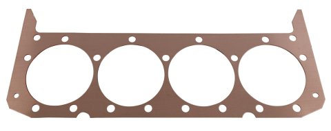 SCE Pro Copper Head Gaskets P111550NW Gaskets, Copper, 4.160 in. Bore, 0.050 in. Compressed Thickness, No Water Passages, Chevrolet, Small Block, Each