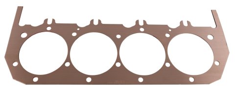 SCE Pro Copper Head Gaskets P136280NW Gaskets, Copper, 4.630 in. Bore, 0.080 in. Compressed Thickness, No Water Holes, Chevrolet, Big Block Mark IV, Each