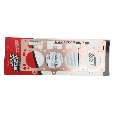 SCE Pro Copper Head Gaskets P191650R Gasket, Copper, Right Side, 4.160 Bore, 0.050 in. Compressed Thickness, Chevy, LS/LSX/LS7, Each