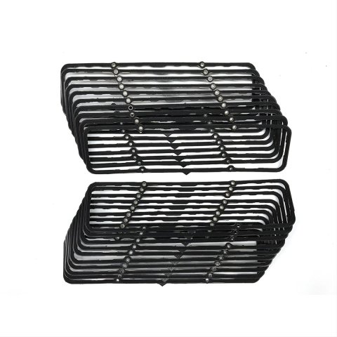SCE AccuSeal Pro Valve Cover Gaskets 211077B Gaskets, Pro, Rubber/Steel Core, May Not Fit Covers with A Gasket Retaining Lip, Chevrolet, Small Block, Set of 100