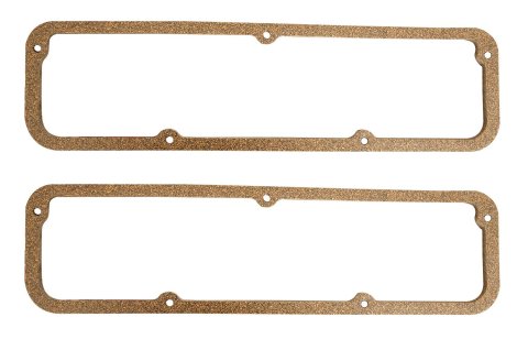 SCE AccuSeal E Valve Cover Gaskets 134076 Gaskets, E, Cork/Rubber, Ford, Big Block FE, Pair
