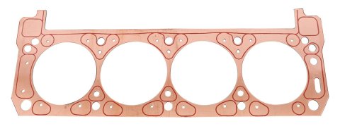 SCE Titan Copper Head Gaskets T391543L Gaskets, Copper, 4.160 in. Bore, 0.043 in. Compressed Thickness, Left Side, Ford, 302 Boss, 302/351W, SVO, Yates-style Heads, Each