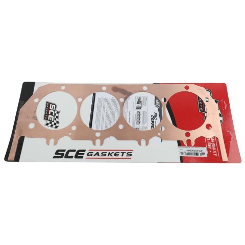 SCE Pro Copper Head Gaskets P135750NW Gasket, Copper, 4.570 in. Bore, .050 in. Compressed Thickness, Chevrolet, Each