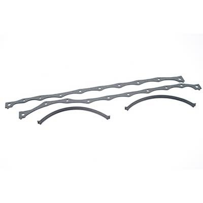 SCE AccuSeal E Oil Pan Gaskets 152090 Gasket, Multi-Piece, Nitrile, Butadiene, Ford, Lincoln, Mercury, Set