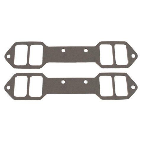 SCE AccuSeal Pro Intake Gaskets 211122 Manifold Gaskets, Pro, Composite, Rectangular Raised Port, Designed for RHS Action 14 degree Heads, Chevrolet, Small Block, Pair