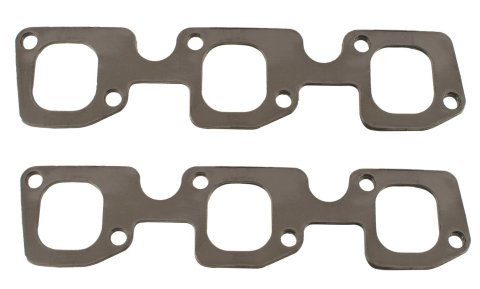 SCE AccuSeal E Exhaust Gaskets 172081 Header and Manifold Gaskets, E, Graphite/Kevlar®, Square Port, for Stage 2 Buick 231 Heads, Buick, 3.8L, Pair