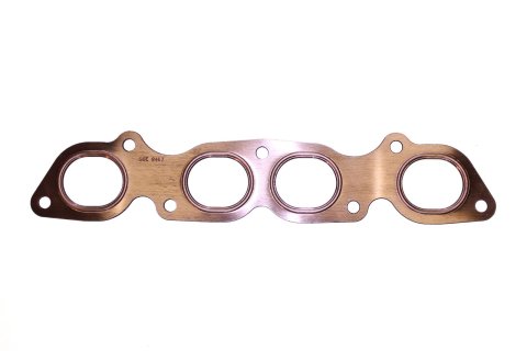 SCE Pro Copper Embossed Exhaust Gaskets 9467 Header and Manifold Gaskets, Embossed, Stock Port, for Use On H22A Series Head, for use on Honda®, 2.2L, Each