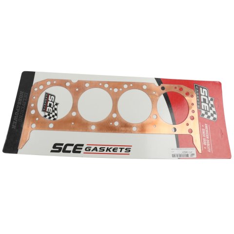 SCE Pro Copper Head Gaskets P118521 Gasket, Copper, 3.850 in. Bore, 0.021 in. Thickness, Chevy, Small Block, Each