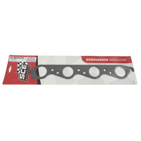 SCE AccuSeal Pro Exhaust Gaskets 213187 Header and Manifold Gaskets, Pro, Round Port, Fits Mercury Marine MerCruiser 454 with Unique Bolt Pattern, Chevrolet, 7.4L, Pair