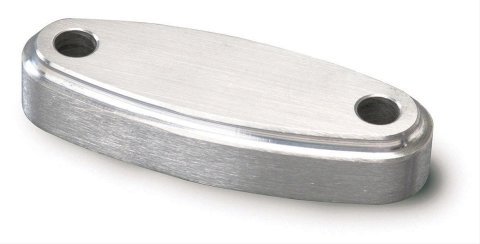 Lokar Throttle Pedal Spacers GPS-6015 Spacer, Oval, Billet Aluminum, Natural, Each