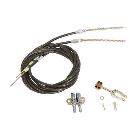 Lokar Floor Mount Emergency Brake Cables EC-80FU Parking Cable, 96 in. Length, Kit